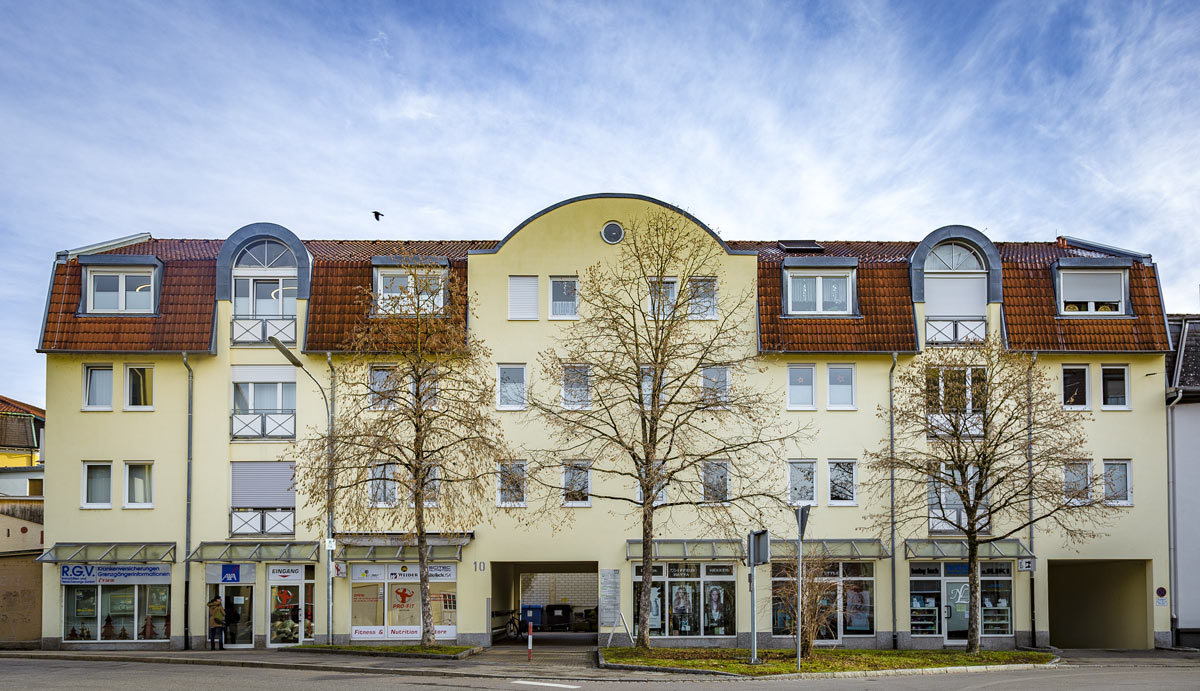 Aussenansicht Wir sind mitten im Herzen von Lörrach.